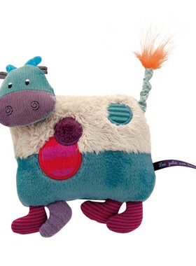 法国产 moulin roty 儿童宝宝抓握毛绒玩具安抚玩偶个月 音乐小牛