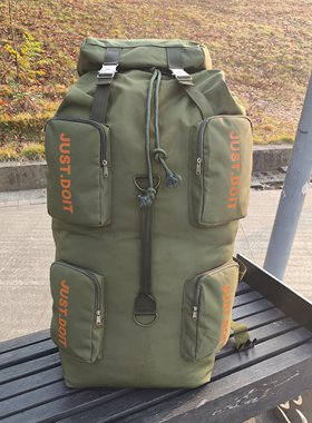 新款帆布超大容量登山包户外双肩包男旅行包140L特大号背包旅游包