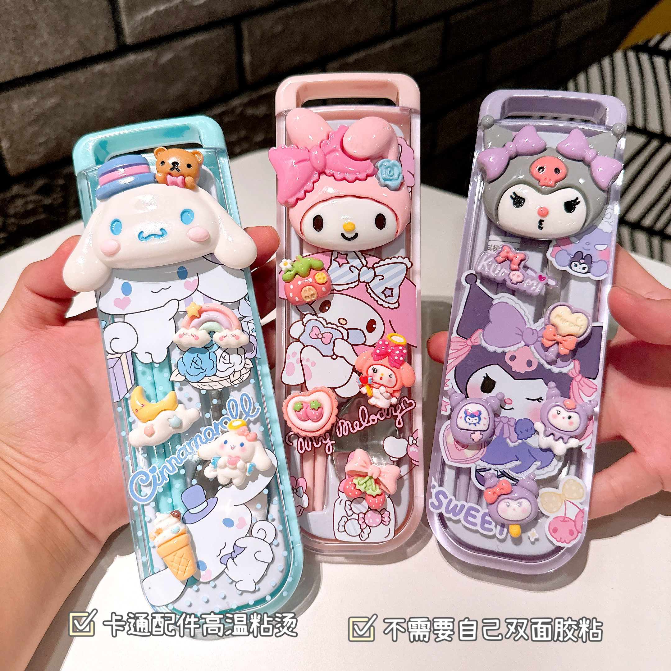 可爱高颜值卡通学生便携式不锈钢筷子勺子上班族带饭餐具收纳盒