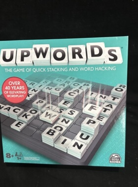 Upwords Tapple全英文拼字抢答桌游休闲聚会儿童益智玩具礼物