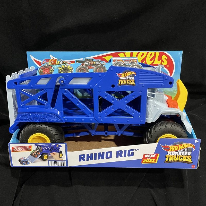 风火轮monster怪物大脚车怪兽收纳装载双层卡车玩具不包含小汽车