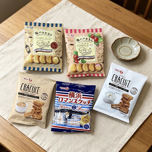 日本进口宝制果香草味夹心饼干