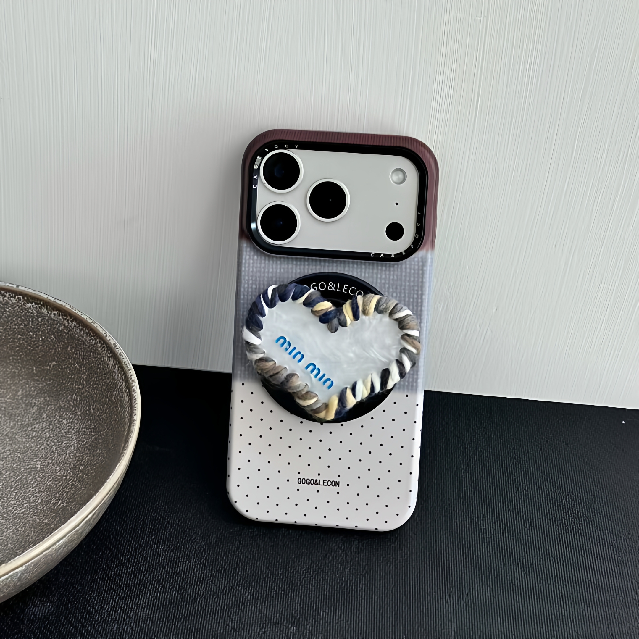 ins风韩系菲林磁吸复古拼图波点爱心支架iphone16promax手机壳17promax全包创意15新款17全包13保护套