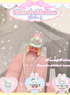 原创beads 小狗珐琅串珠镀银珐琅手镯手链新款女款小众精致高级感