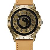 复古款 磁悬浮小众手表男女士十二时辰八卦国风日晷太极磁力地支表