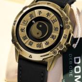 本命年磁悬浮新款 手表男女士十二时辰八卦国风日晷太极磁力地支表