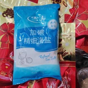 雪涛 加碘精细海盐350克袋食盐 食用盐