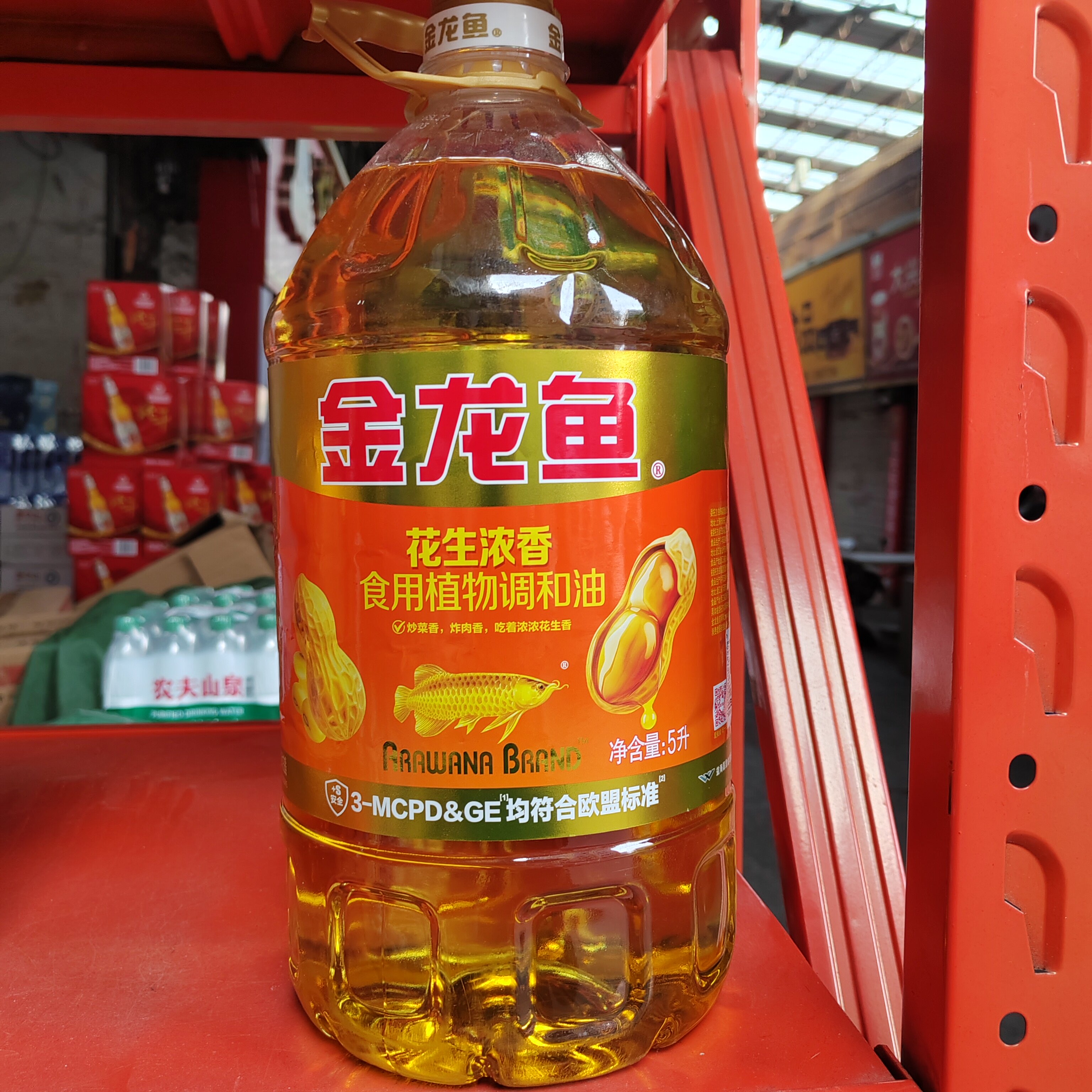 金龙鱼花生浓香调和油5升瓶图片