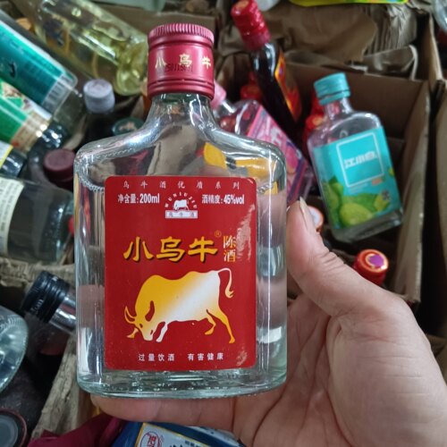 小乌牛陈酒永嘉五牛浓香型白酒200ml45度