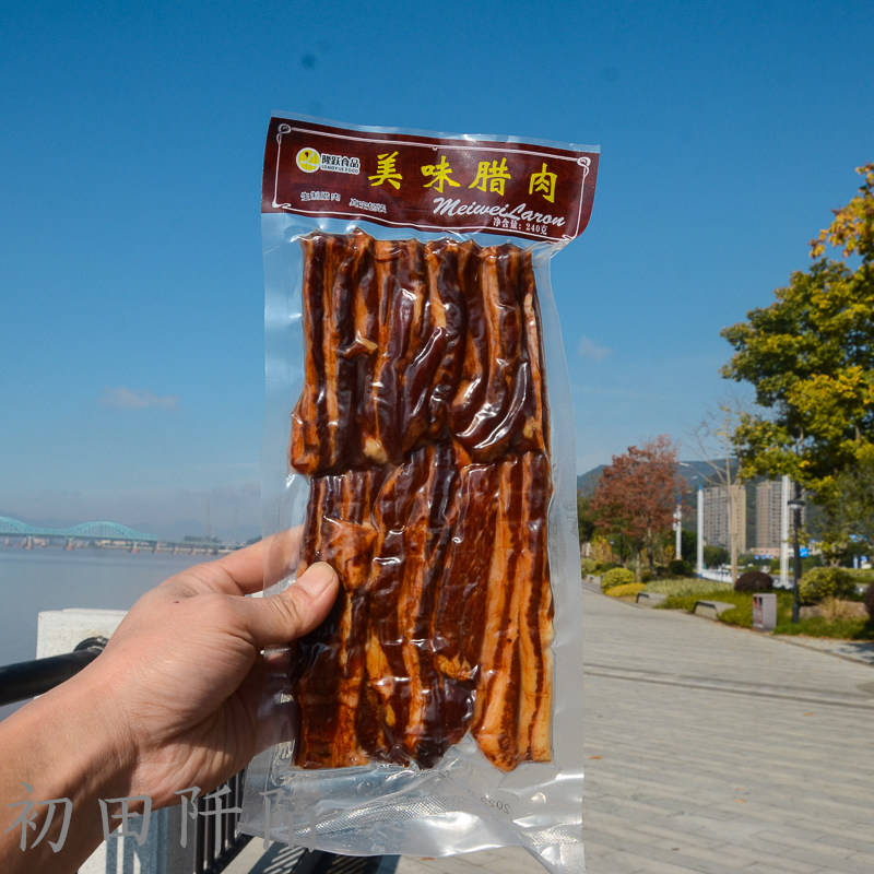 温州美食特产隆越酱油肉下酒下饭腊肉三层肉