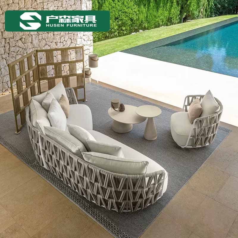 户外沙发藤编庭院休闲防水防晒椅别墅家具铝合金花园露天沙发组合,住宅家具,户外沙发,淘宝优惠券,粉丝福利购,淘宝优惠卷