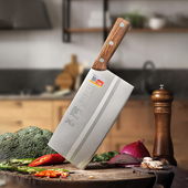 龙水喜夫人菜刀女士专用轻巧不锈钢家用锻打切片刀切肉刀厨房刀具