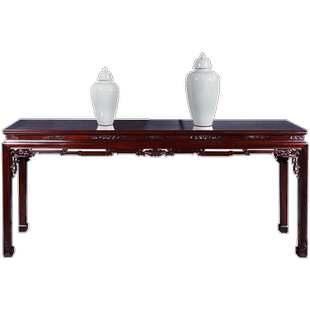 允典红木家具红酸枝巴里黄檀蝠鼠1.3米/1.9米平头几条案全实木