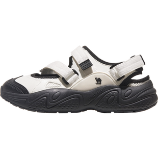 骆驼休闲运动鞋女士凉鞋女款夏季女鞋户外轻便软底魔术贴沙滩鞋子