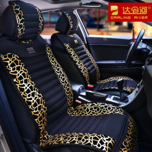 达令河豹纹汽车坐垫全包奥迪A4L新速腾CRV卡罗拉XRV四季通用座垫