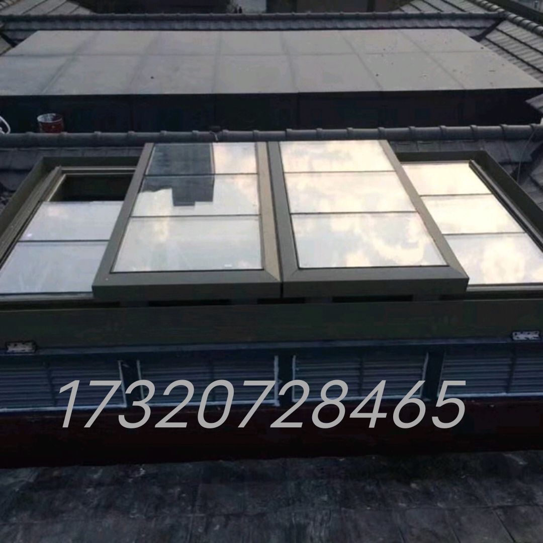 平移天窗,天窗铝型材。屋顶阳光房楼梯口地下室透光通风排烟专用