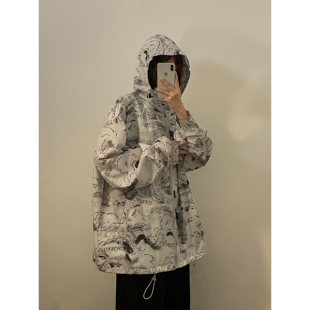 夏季新款兔子卡通情侣防晒衣薄外套F167/P78,男装防晒衣,星座202-3