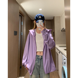 夏季纯色情侣款连帽长袖防晒衣薄款外套F109/P39，男装防晒衣，星座202-3