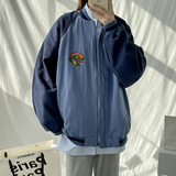 棒球领潮流鳄鱼水洗长袖休闲夹克JK97/P90138，男装夹克，星座202-3