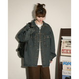 24款新款水洗牛仔中性潮流衬衫夹克N22/P98，男装夹克，星座202-3