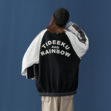 青春撞色棒球服潮流情侣字母夹克上衣9106/P95/148，男装夹克，星座202-3