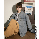 24款新款水洗牛仔中性潮流衬衫夹克N22/P98，男装夹克，星座202-3