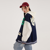 字母水洗毛巾料刺绣棒球服夹克情侣外套976/P100，男装夹克，星座202-3