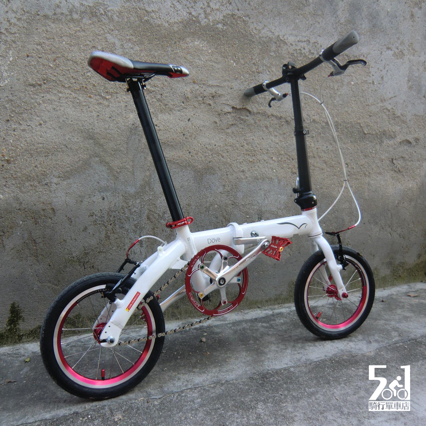 14寸折叠自行车学生男女式铝合金折叠车BYA412改装 bxt