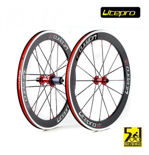 litepro轮组 s42大刀圈 sp8 vp18 20寸406/451 轮组 折叠车 公路