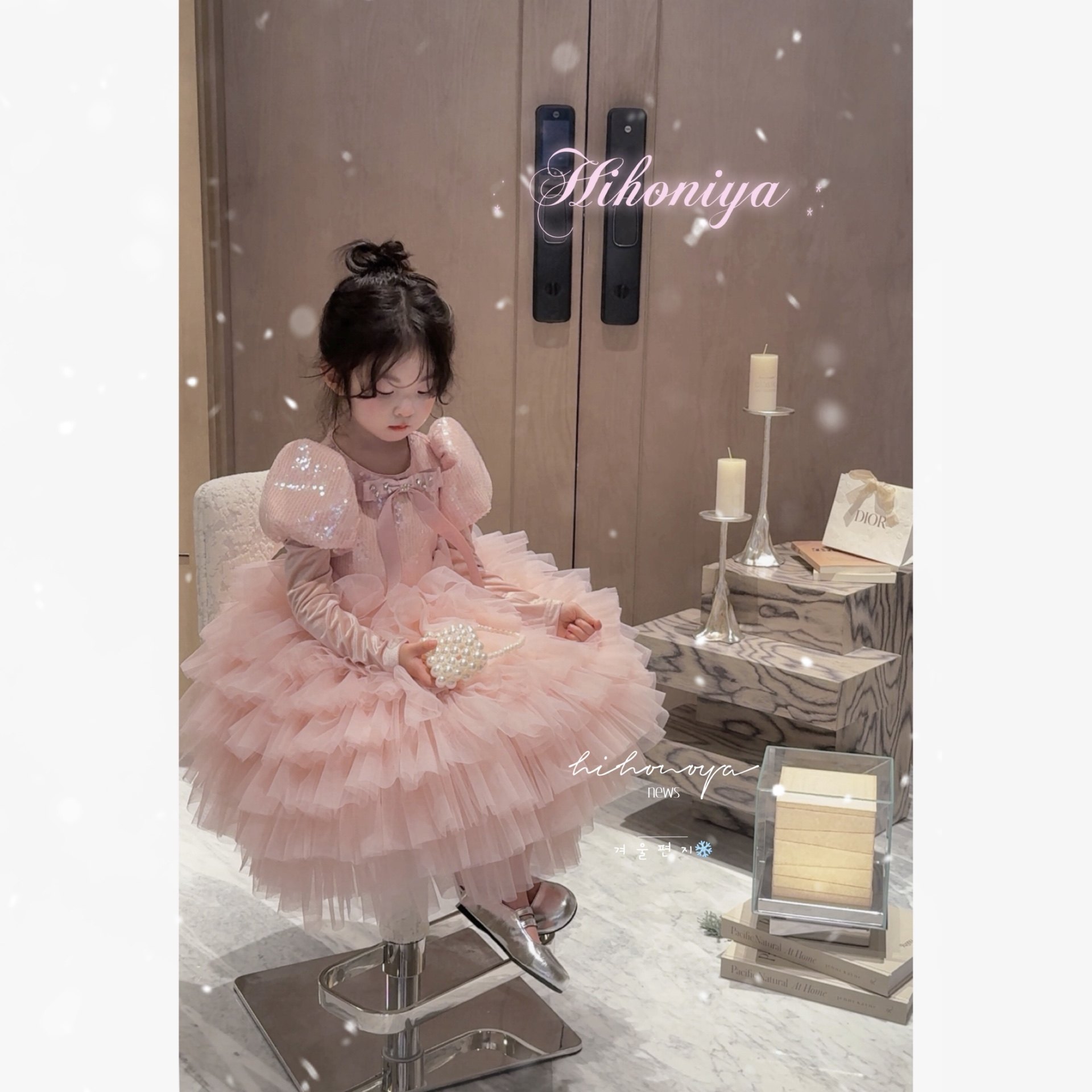 Spring韩国童装2025冬季新款宝宝高端定制甜美蓬蓬礼服裙女童纱裙,童装/婴儿装/亲子装,连衣裙,淘宝优惠券,粉丝福利购,淘宝优惠卷