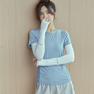 薄款运动套袖冰的袖防晒手套袖套手袖女男护臂冰丝袖子套手臂