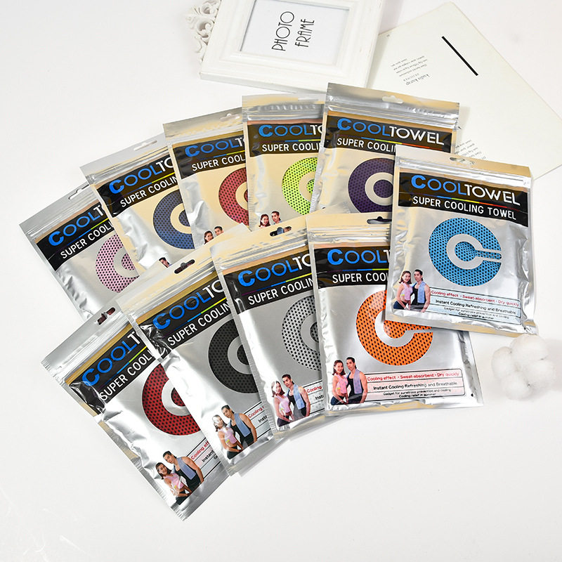 冷感运动毛巾男女跑步健身房吸汗速干擦汗巾夏季降温神器冰凉毛