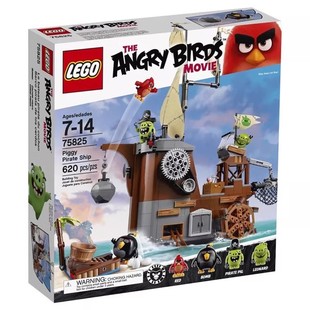 猪盗船 Birds愤怒 小鸟 75825 LEGO乐高拼搭积木 Angry 全新正品