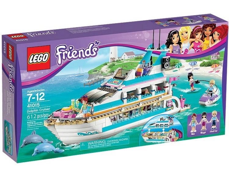 乐高LEGO玩具 Friends女孩好朋友系列 41015 海豚号豪华遊艇 绝版