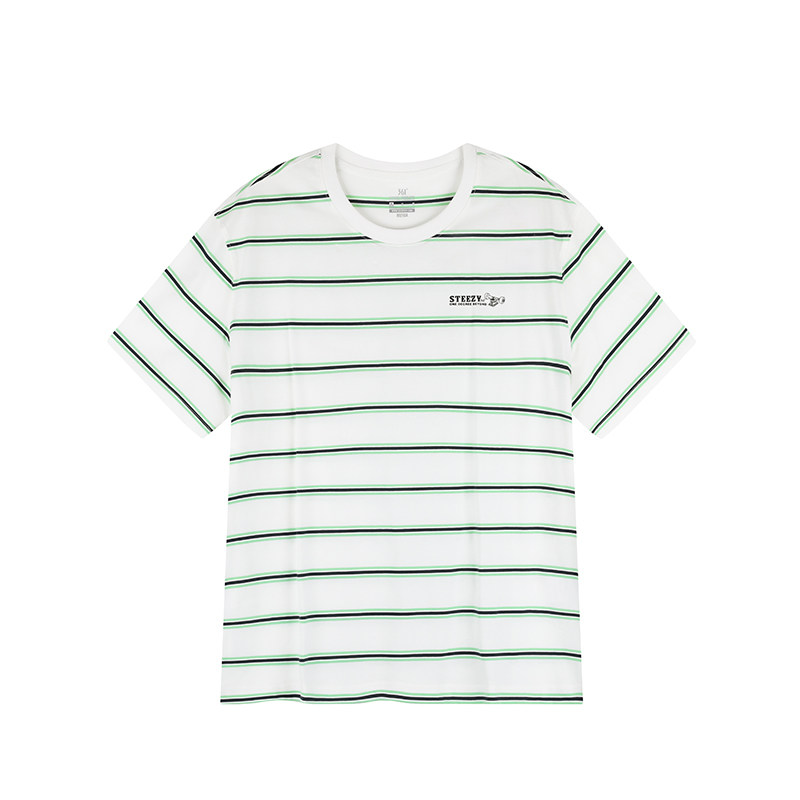 361度运动t恤男2025夏季新款宽松休闲上衣圆领短T恤