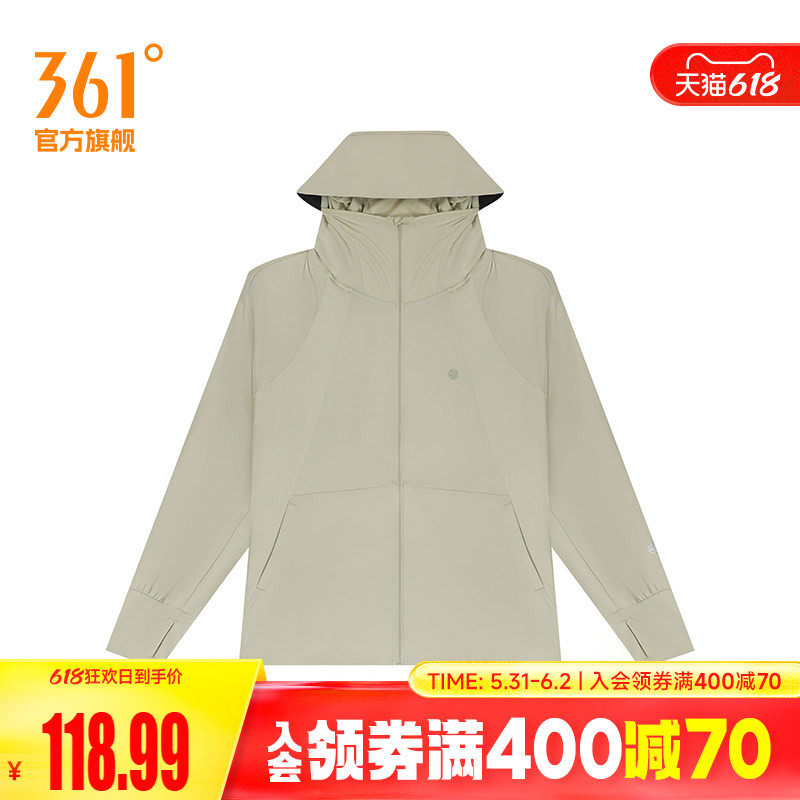 361度女装2026夏季新款针织单风衣宽松舒适运动外套