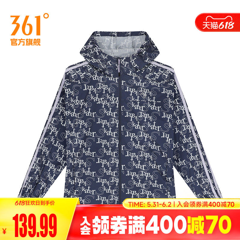 361度女装2026夏季新款单风衣宽松休闲运动外套