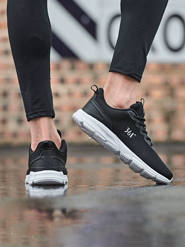 Сетчатая спортивная обувь, черная повседневная обувь, осенняя, тренд сезона