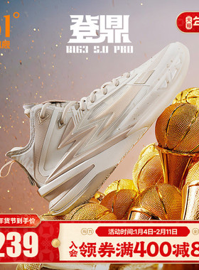 BIG3 5.0 PRO PE篮球鞋361男鞋运动鞋冬季实战约基奇同款实战球鞋