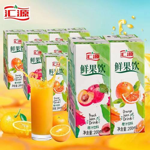汇源鲜果饮桃汁橙汁汇源