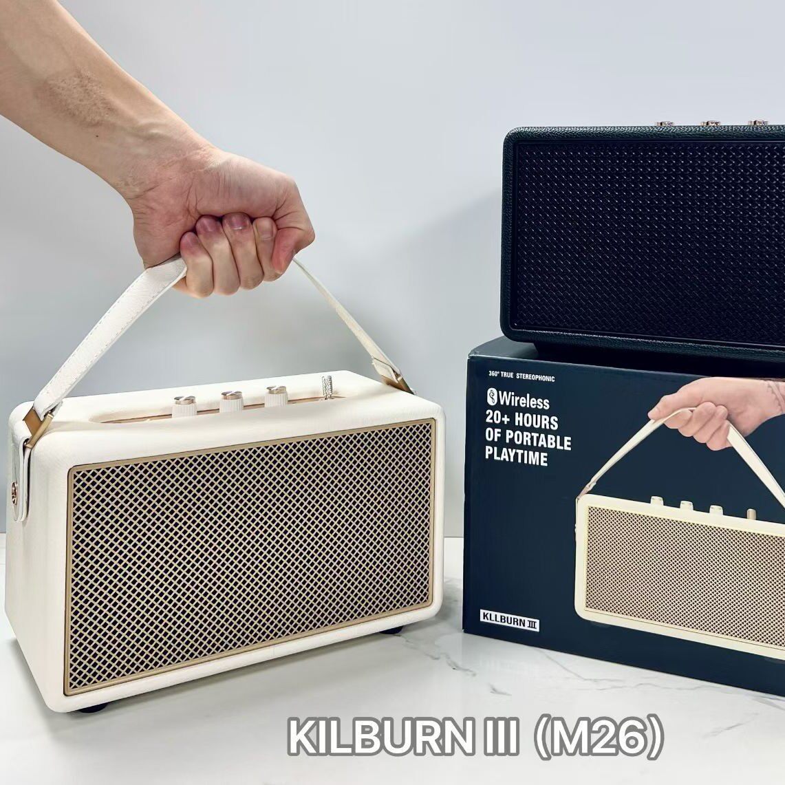 外贸M26无线蓝牙音箱重低音户外手提便捷桌面电脑音响插卡大音量