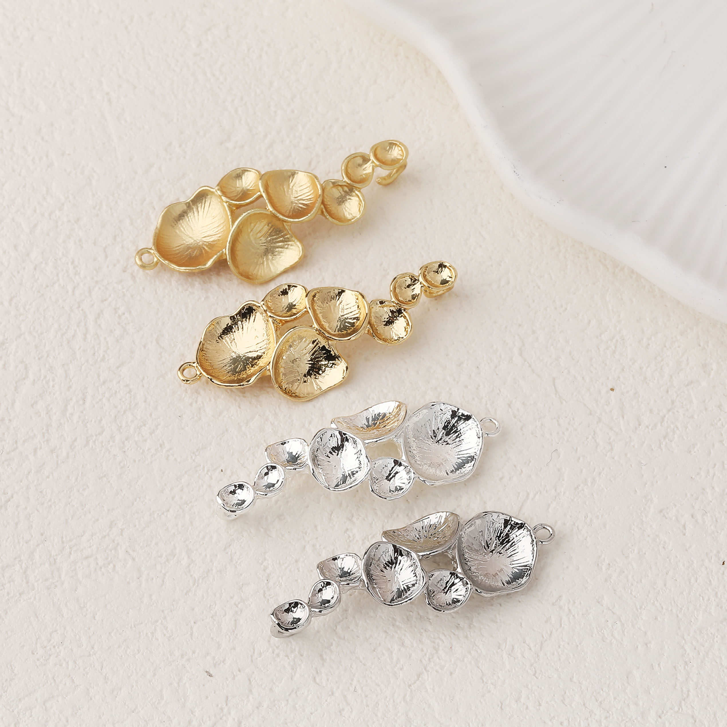 14K电镀真金保色小众设计双吊不规则diy手作耳饰材料配件,饰品/流行首饰/时尚饰品新,其他DIY饰品配件,淘宝优惠券,粉丝福利购,淘宝优惠卷