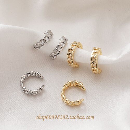 14k包金镂空链条小巧精致无痛diy