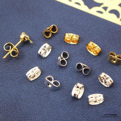 镀18k925银白金耳堵保色铜