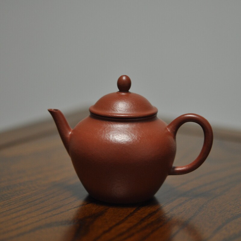 中式风手工茶具朱泥宜兴紫砂壶