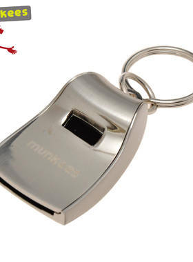 munkees路客求生救生户外高音训练不锈钢超大声口哨体育老师3390