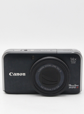Canon/佳能 SX210 IS 复古人像氛围感拍摄小长焦家用CC卡片机二手