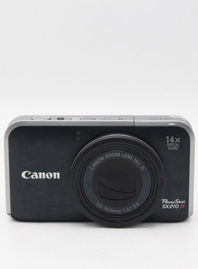 Canon/佳能 SX210 IS 复古人像氛围感拍摄小长焦家用CC卡片机二手