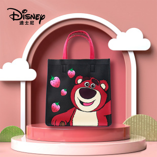 迪士尼可爱草莓熊米奇唐老鸭复古潮流狗牙包妈咪包补习手提包包