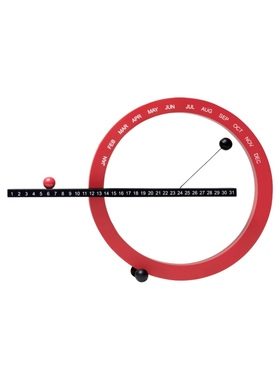 美国 MoMA Gideon Dagan 万年历 当代艺术博物馆美式家居墙饰摆件